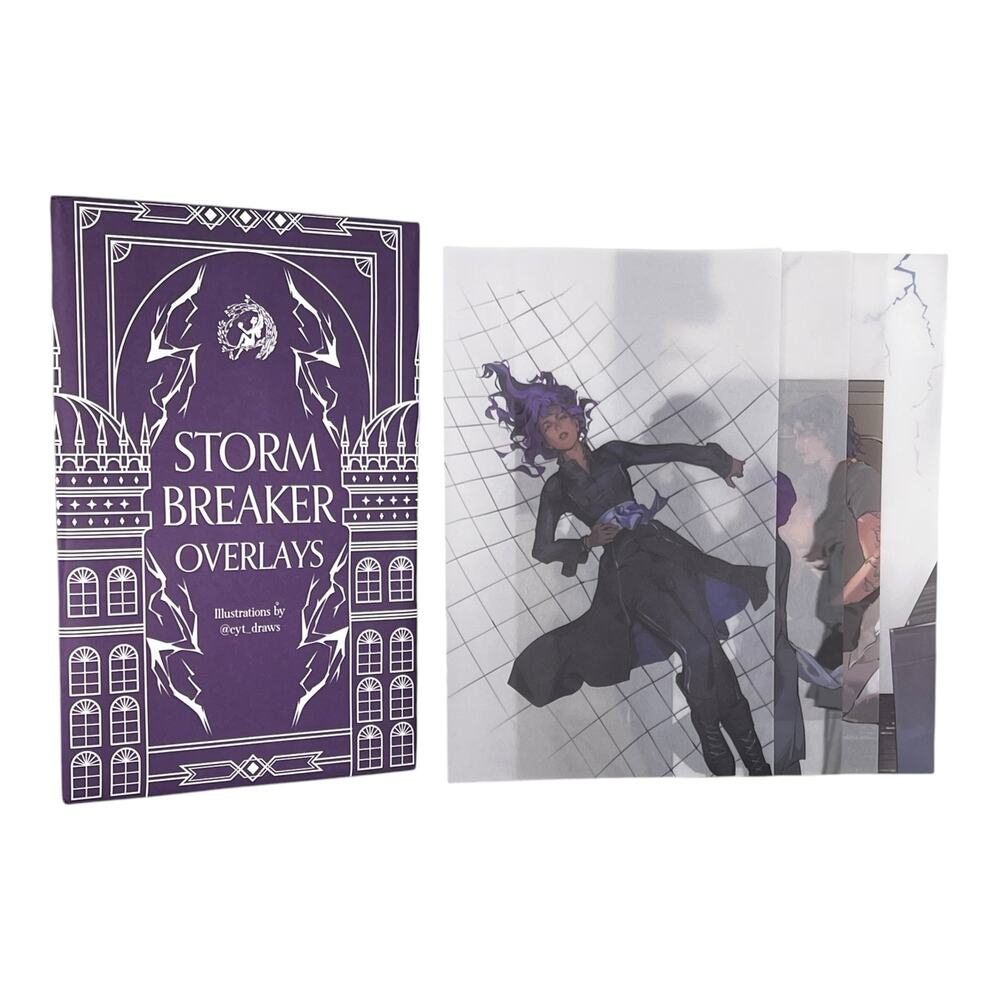 FairyLoot Storm Breaker Art Overlays - Nisha J. Tuli May 2026 YA Box Exclusive